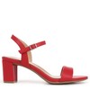 Naturalizer Womens Bristol Ankle Strap Block Heel Dress Sandal Crimson