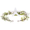 KorViSHOW Mermaid Crown Seashell Headband - White Boho Seashell Headpiece