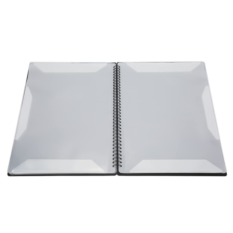 Music Note Folder Spiral Binding Double Sided File Plastic Writeable