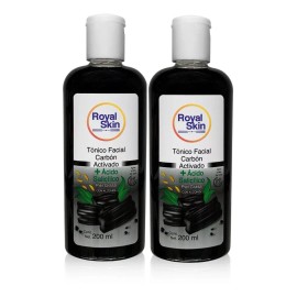 Royal Skin Tónico Facial Royal Skin Carbón Activado + Ácido Salicílico