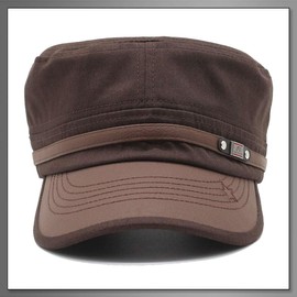 Buzz Selection CAP825 Military Work Cap, Hat, Stylish, Star Design, Men's, Women's, beige