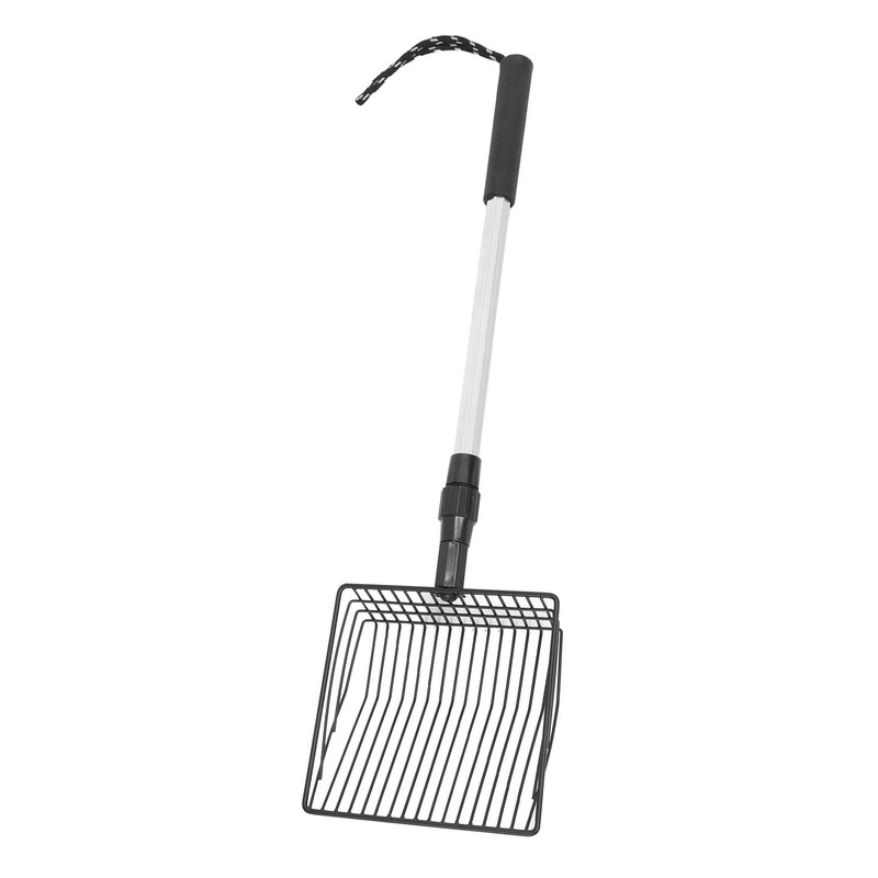 Extendable Cat Litter Scoop Lightweight Versatile Fine Screen Long Handle