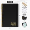 Undated Daily Planner with Hourly Schedule - To-Do List Notebook