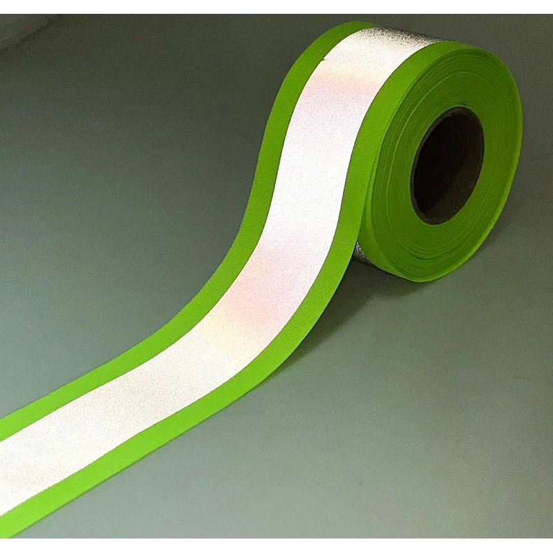 JINBING Silver Sew On Reflective Tape for Chothing Safety Fabric