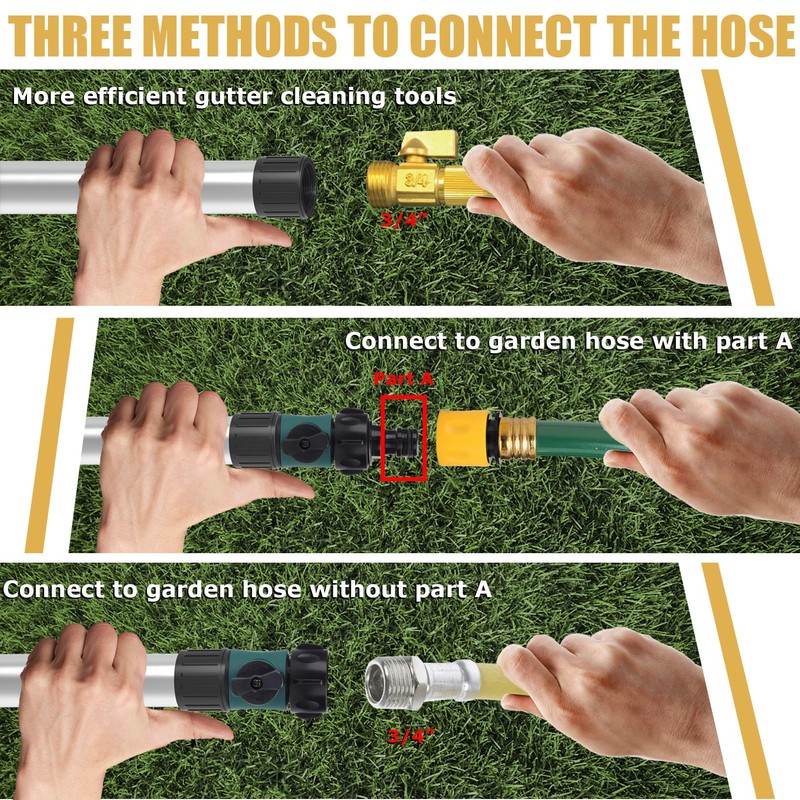 Gutter Cleaning Tools from The Ground