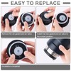 2pcs Replacement Lid Gaskets and 2pcs Air Valve Compatible for