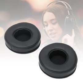 Leather Replacement Ear Pad Ear Pad Ear Cover for 80mm Headphones