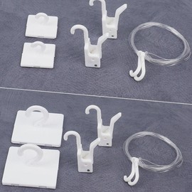 Crane-Shaped Ceiling Wire Hanging Kit for Decorative Fixtures Hanging 3ea