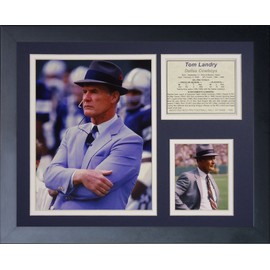 Legends Never Die "Tom Landry Framed Photo Collage, 11 x 14-Inch