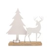 Christmas Reindeer and Tree with Tealight Candle