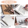 VNNOPG A4 Sketchbook 120 Pages/60 Pages Spiral Bound Drawing Pad