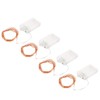 4pcs LED String Lights 5.3m 52pcs Lamp Beads Warm Lighting