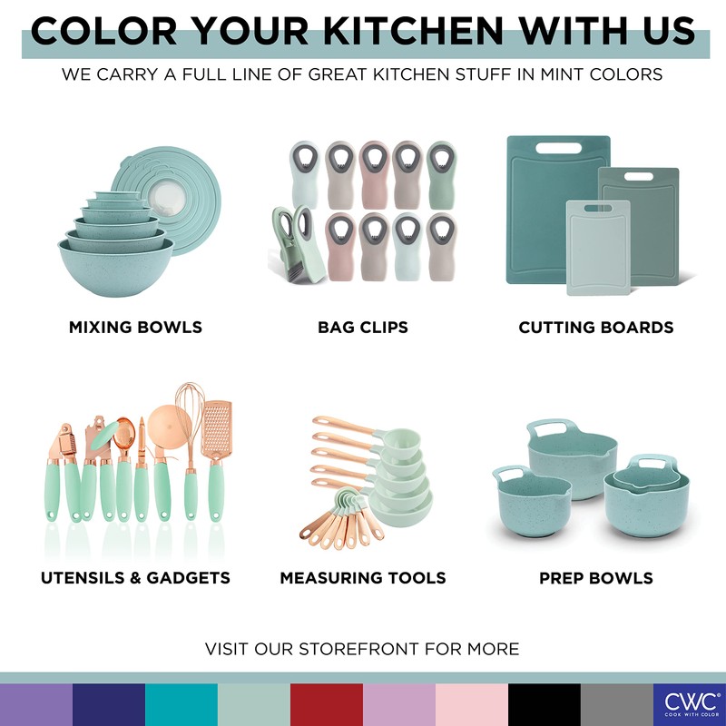 COOK WITH COLOR Mixing Bowls with Lids - 12 Piece