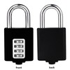 Heavy Duty 4 Digit Combination Lock,PadlockCombination Lock,Indoor and Outdoor Lock,Set