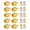 POBADY 10PCS SMA Conectores SMA Macho Crimpado Connector para RG316