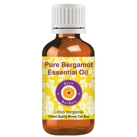 Deve Herbes Pure Bergamot Essential Oil (Citrus bergamia) Steam Distilled 50ml (1.69 oz)