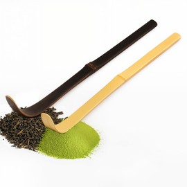 2 Pcs Bamboo Matcha Scoop Japanese Traditional Matcha Spoon Bamboo Matcha Spoon Scoop for Tea Ceremony, Coffee Spices