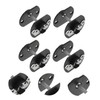 GRIRIW 4sets Sofa Couch Sectional Connectors Pin-Style Furniture Connector Buckle