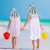 MHJY Kids Sun Hat Girls UV Protection Summer Hats Adjustable