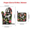 Schnauzer Print Baking Mitts, Oven Mitts and Pot Holders 3-Piece