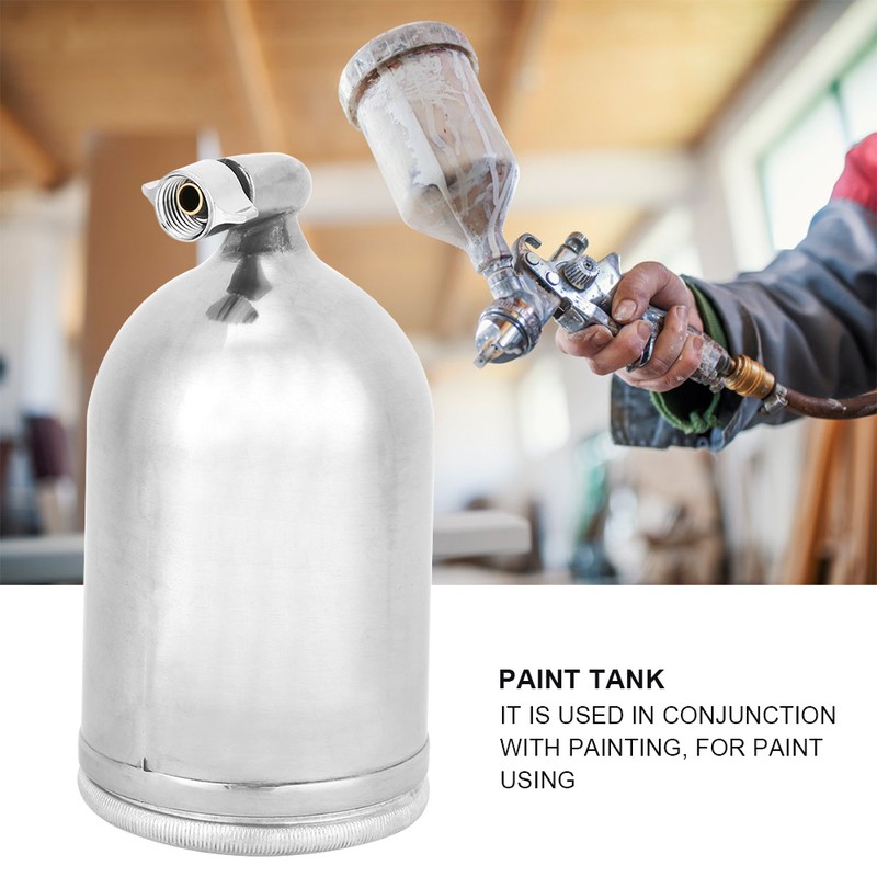Spray Gun Paint Tank Paint Cup Pot for W‑71 Pneumatic