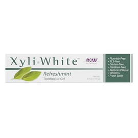 NOW Solutions, Xyliwhite™ Toothpaste Gel, 6.4-Ounce/NOW Solutions, Xyliwhite™ Gel de Pasta de Dientes, 6.4-Onzas