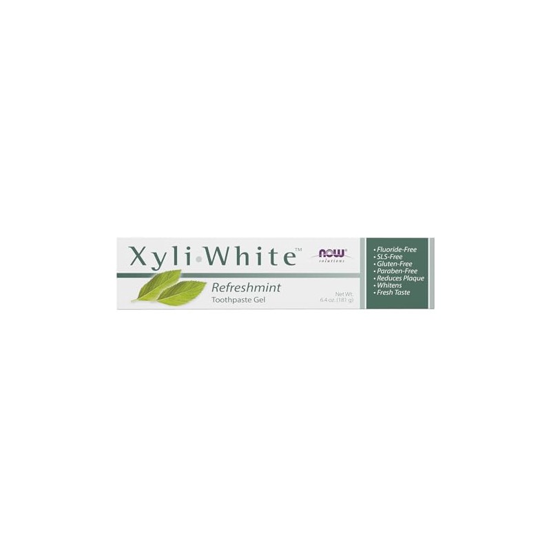 NOW Solutions, Xyliwhite™ Toothpaste Gel, 6.4-Ounce/NOW Solutions, Xyliwhite™ Gel de