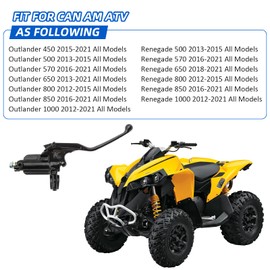 Front Left Brake Master Cylinder For Can Am Outlander Renegade 450 500 570 650 800 850 1000 2012-2021 All Editon, OEM# 705600865 705601430