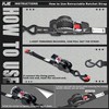 KJE Retractable Ratchet Straps, (4) 1" x 10' Tie Down