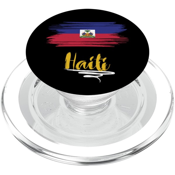 Haiti Flag PopSockets PopGrip for MagSafe