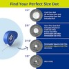 GLUE DOTS INTERNATIONAL 23680T - Dispensador cuadrado de pegamento para