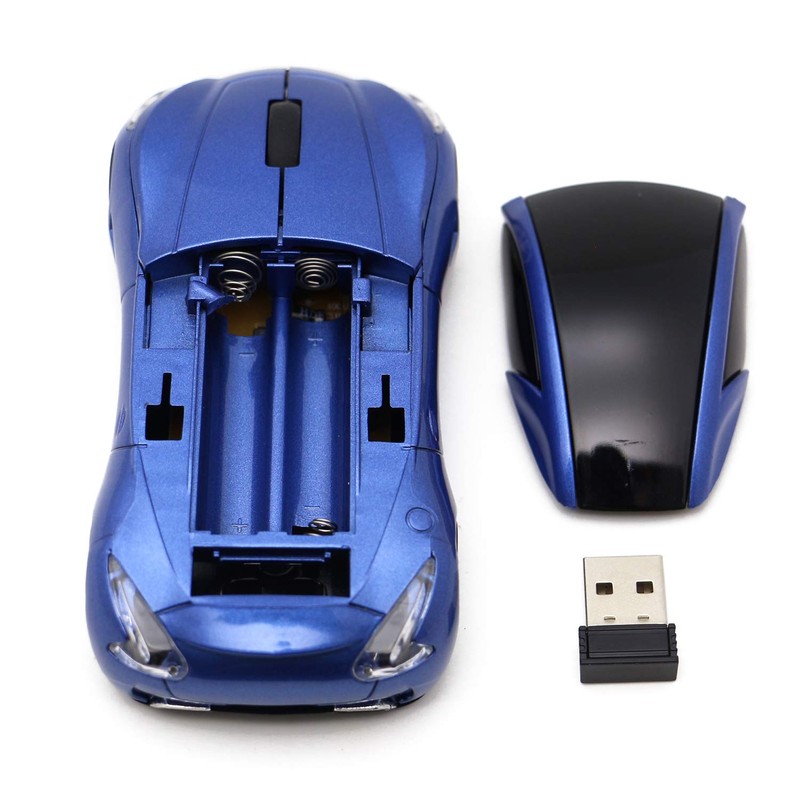 DAY DAY HAPPY Sports Car Mouse Computer Wireless Mouse 2.4GHz