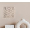 Lattice Panel with a Intricate Leaf Design MDF Home &