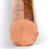 110 Copper Round Bar, Unpolished (Mill) Finish, H04 Temper, ASTM