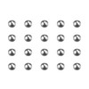 sourcing map 200pcs 4mm 201 Stainless Steel Bearing Balls G200