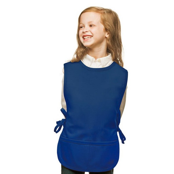 Royal Blue Kids Cobbler Apron, Durable Poly/Cotton Twill Fabric (Regular)