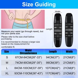 supregear Lower Back Brace, Adjustable Breathable Back Brace for Lower Back Belt Waist Lumbar Support for Men Women Back Pain, Herniated Disc, Sciatica, Scoliosis (Black, L)