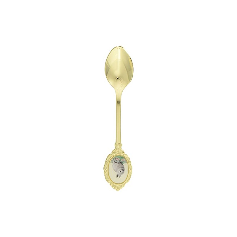 Takakuwa Metal Girly Rabbit Teaspoon Gold 402939