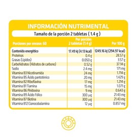 HEALTHADDICTION - Complejo B Vegano B Complex, Vitaminas B1, B2, B3, B5, B6, B7, B9, B12-60 Tabletas de 700mg para Energía y Apoyo Nervioso