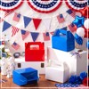 Colarr 24 Pcs 4th of July Treat Boxes with Handles,