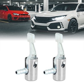 X AUTOHAUX 6mm Locking Air Chuck Air Hose Inflator Adapter for Car Valve 2pcs