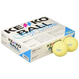 Nagasekenko TSSY-V Soft Tennis Balls, Standard, Yellow, 1 Dozen (12 Pieces)