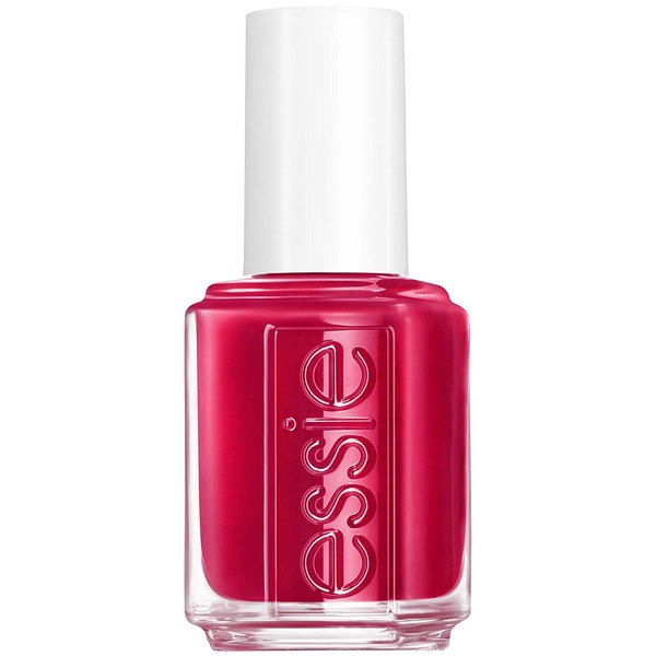 essie Nail Polish, not Red-y for Bed Collection, berry red nail color with blue undertones and a pearl finish, Pjammin' All Night