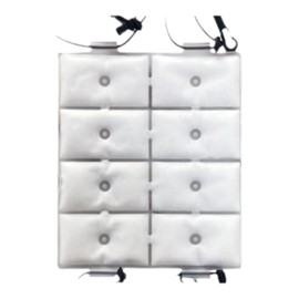 SM SunniMix Body Cooling Pad, Ice Cooling Vest, Cooler Bag Back Pad, Reusable Mat, Cold Vest for Running Camping Seat, 26x23cm