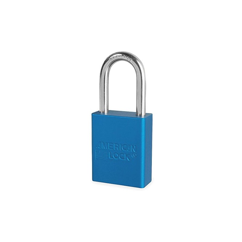 American Lock A1106BLU Padlock, Aluminum, Blue