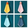 cute character ring towel hand towel carrot 5ea
