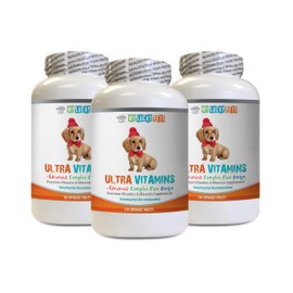 Allergy Immune Bites for Dogs - Dog Ultra Vitamins - Veterinarian Recommended - Immune Support - Hair Skin Eyes and Bones Support - Dog Vitamin Senior - 3 Bottles (360 Treats)