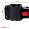 Universal Bike U-Lock Mount, Adjustable Frame Bracket for Road and