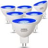 KAKEMONO Blue MR16 GU5.3 Led Bulbs 6W Replace 50W Halogen,12V