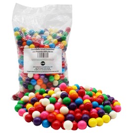GumBalls Small Assorted 2.5 Pounds 608 pieces, Mini Rainbow Bubble Gum For Candy Jars and Events